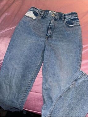 Abercrombie & Fitch Straight-Leg Women's Blue Jeans